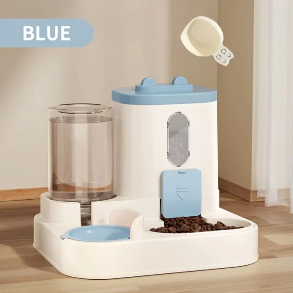 2in 1 Cat Food Dispenser Water and Food Integrated Fully Automatic Cat Food Feeding and Water Dispenser Cute Water Dispenser - Image 9