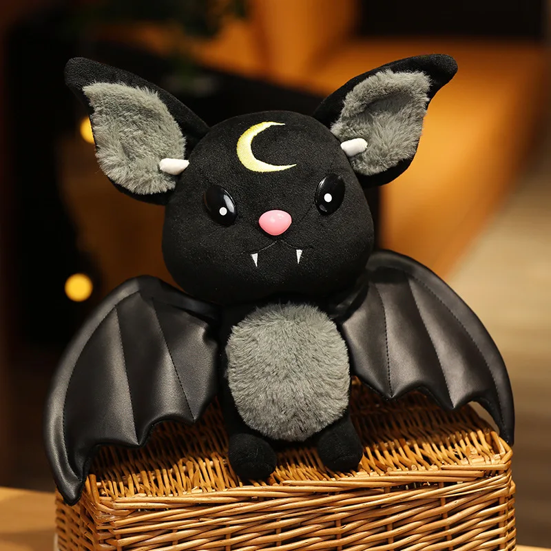 30cm Halloween Plushy Four-color Demon Bat Cartoon Soft Model For Boys and Girls Christmas Halloween Holiday Gifts - Image 6