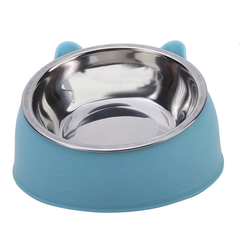 100ML Cat Dog Bowl 15 Degrees Raised Non Slip Puppy Base Cat Food Drinking Water Feeder Tilt Safeguard Neck Pet Bowl Accessories - Image 10