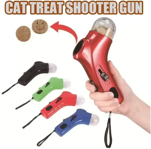 Dog and Cat Treat Launcher - Fun Training Feeder Toy with Food Dispenser Perfect for Exercise&Bonding During Walks Pet Supplies - Image 2