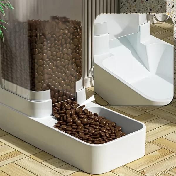New Pet Dog Feeder Cat Automatic Feeding Water Bowl Transparent Pet Food Storage Dispenser Container Puppy Kitten Accessories - Image 3