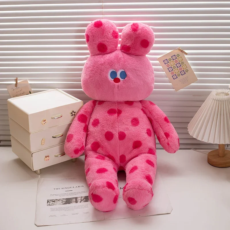 35/60CM Funny Wave Point Cat Plush Toys Soft Long Dog Rabbit Pillow Kawaii Animal Accompany Toys For Birthday Xmas Gifts - Image 8