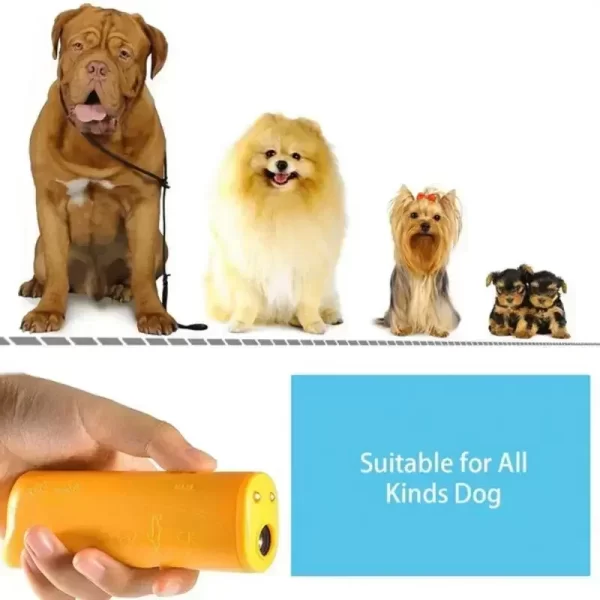 New Ultrasonic Pet Dog Repeller Anti Barking Stop Bark Training Device High Power Dog Training Repellents Without Battery Pet - Image 4