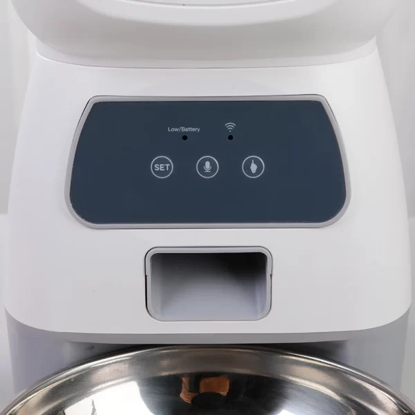 3.5L Automatic Pet Feeder For Cats WiFi Smart Swirl Slow Dog Feeder With Voice Recorder Large Capacity Timing Cat Food Dispenser - Image 3
