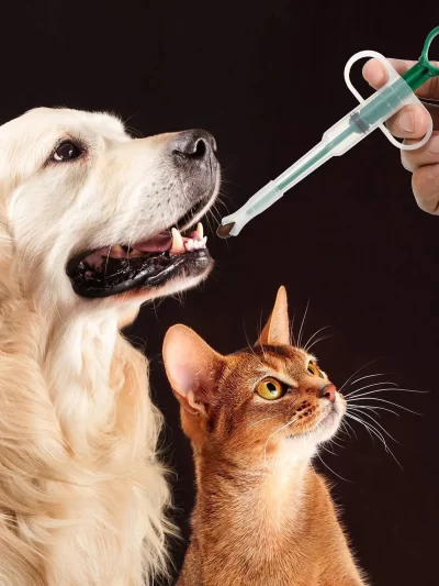 Pet Medication Dispenser, Pressing Feeding Stick for Cats and Dogs, Eating Pills, Pills, Medication Artifacts, Pet Sickness Care