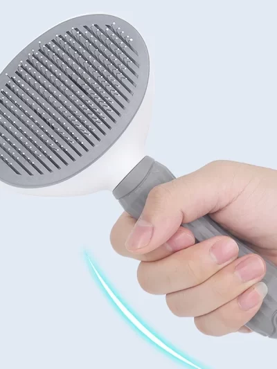 Pet Hair Removal Brush Dog Hair Comb Stainless Steel Automatic Hair Fading Cat Comb Pet Cleaning Grooming Supplies