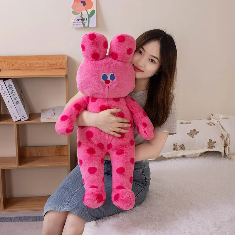 35/60CM Funny Wave Point Cat Plush Toys Soft Long Dog Rabbit Pillow Kawaii Animal Accompany Toys For Birthday Xmas Gifts - Image 13