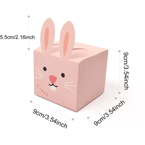 Rabbit Ear Bag With Handle Easter Decoration Bunny Gift Buckets Velvet Bags Wedding Candy Bag Kids Birthday Party Supplies - Image 10
