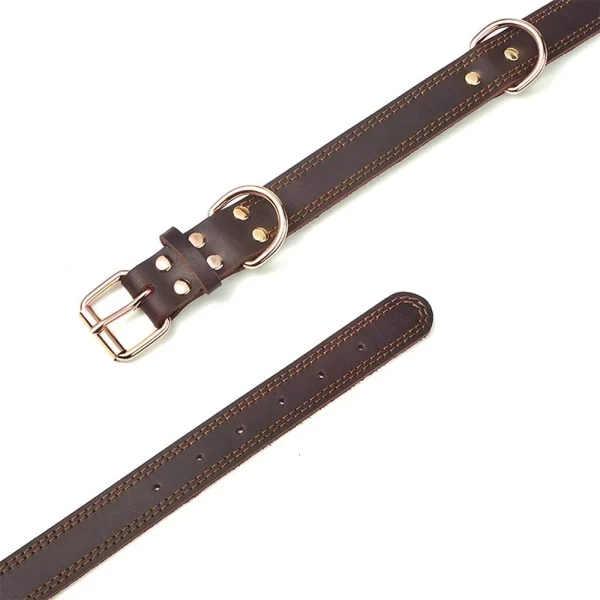 Leather Dog Collars Pet Dog Tag Collar Leash Lead For Small Medium Large Dogs Pitbull Bulldog Pugs Beagle Dog Supplies - Image 19