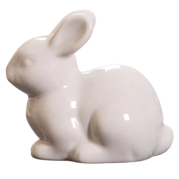 Miniature Ceramic Rabbit Landscape DIY Crafts Accessories for Flat Dormitory Decoration - Image 3