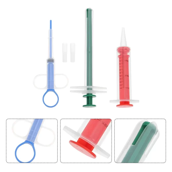 Pet Medicine Feeder 2 Sets Tablet Feeders Pill Dispensers Shooters for Cats Dogs Durable Safe Easy Use Home Pet Store - Image 4