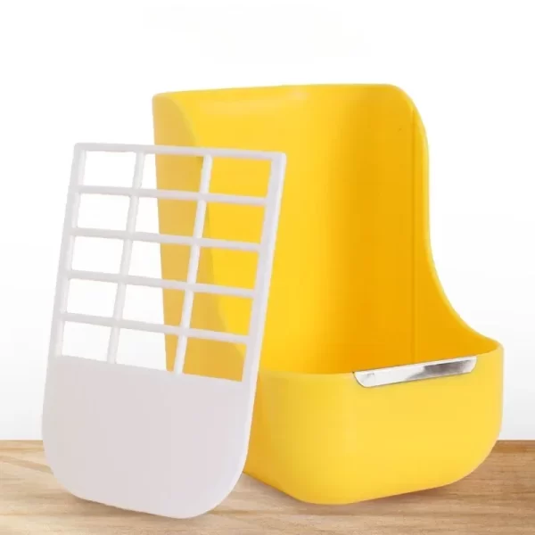 Rabbit Grass Frame Rack Rabbit Food Basket Hay Feeder Guinea Pigs Feeding Bowl Accessories 2 in 1 Fixed Grass Rack  hay  bunny - Image 9