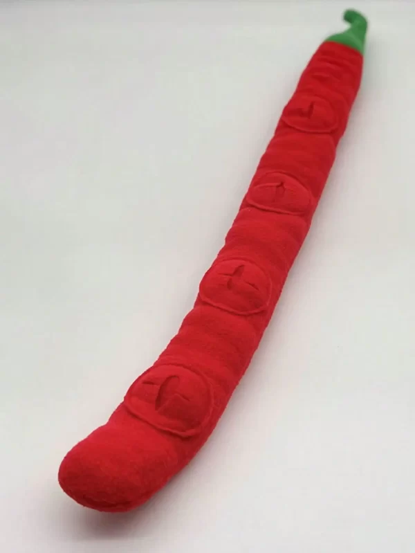 Dog Squeaky Toys Cute Red pepper Plush Small Dog Toys for Small Medium Large Dogs, Dog Smelling  Toys  Interactive Puzzle Toys - Image 2