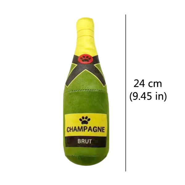 Funny Plush Dog Toys Beer Bottle Shaped Small Large Dogs Squeak Sound Clean Teeth Chew Toy Pets Interactive Playing Supplies - Image 8