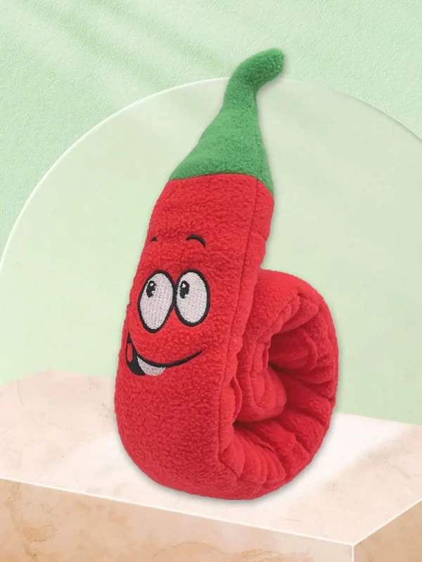 Dog Squeaky Toys Cute Red pepper Plush Small Dog Toys for Small Medium Large Dogs, Dog Smelling  Toys  Interactive Puzzle Toys - Image 6