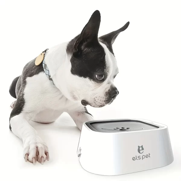 Dog Water Bowl Dog Bowl Slow Water Feeder No-Spill Pet Water Bowl Slow Feeder Dish - Image 3