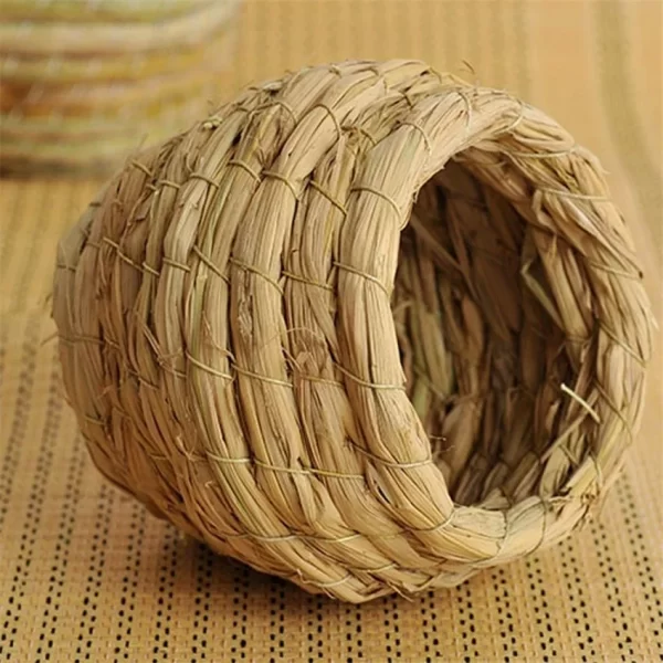 Handmade Straw Natural Bird Nest/Pigeon Bird House Parrot Nest Warm Pet Bedroom Courtyard Bird Cages Adornment - Image 4