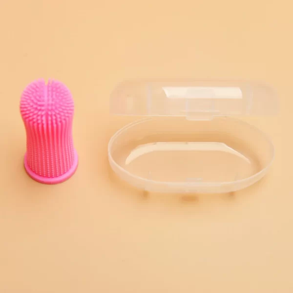 Pet Finger Toothbrush Cleaning Products for Cats and DogsOral Cleaning ToothbrushesSilicone Bristles - Image 12