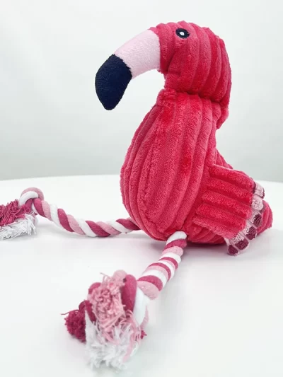 1PC Animal Shape Squeaky Toys Plush Dog Toy Cute Bite Resistant Corduroy Dog Toys for Small Large Dogs Puppy Pet Dog Accessories
