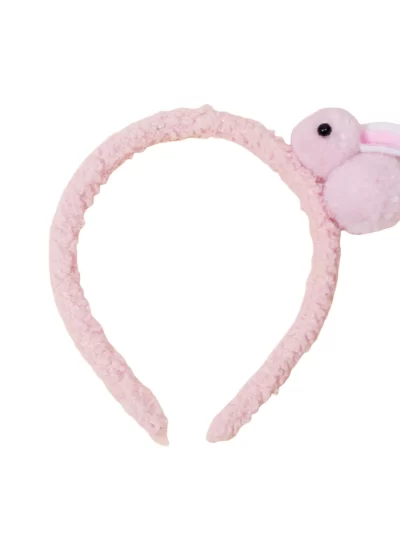 Rabbit Headbands for Kids Girls Cute Easter Hair Band Soft Teddy Velvet Cartoon Hairbands Headwear Hair Accessories for Women