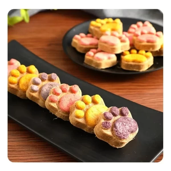 10/20/50Pcs Cat Snacks Cat Biscuit Freeze-Dried Cat Claw Biscuits Dog Snacks Nutrition Fattening Snack Cat Training Reward Snack - Image 3