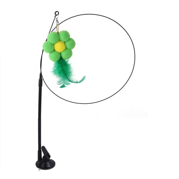 Cat Toys Simulation Bird interactive Sucker Feather Bird with Bell Cat Stick Toy for Kitten Playing Teaser Wand Toy Cat Supplies - Image 11