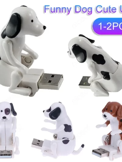 Portable Funny Cute Pet USB Humping Spot Dog Toy Christmas Gift for Kids Favor USB Gadget 60x30x60mm for Computer Notebook PC