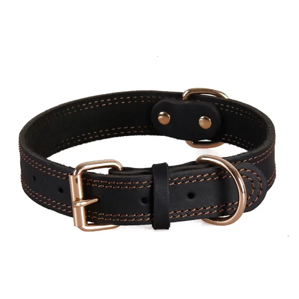Leather Dog Collars Pet Dog Tag Collar Leash Lead For Small Medium Large Dogs Pitbull Bulldog Pugs Beagle Dog Supplies - Image 20