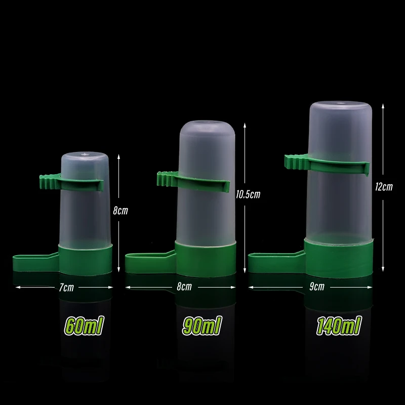 1Pcs Pet Bird Parrot Automatic Drinker Cups Feeder Bottle Bird Cage Parrot Feeding Tool Automatic Feeder Bowls And Drinkers - Image 13