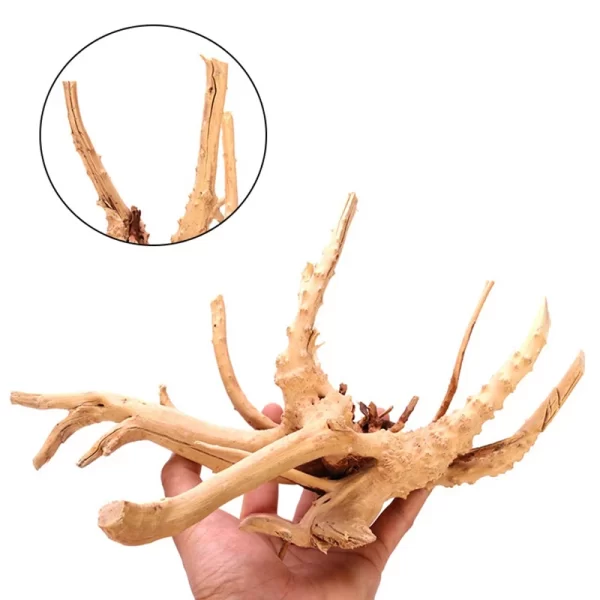 1 Pcs Wood Natural Trunk Driftwood Tree Aquarium Fish Tank Plant Stump Aquarium Fish Tank Ornament Landscaping Decoration - Image 5