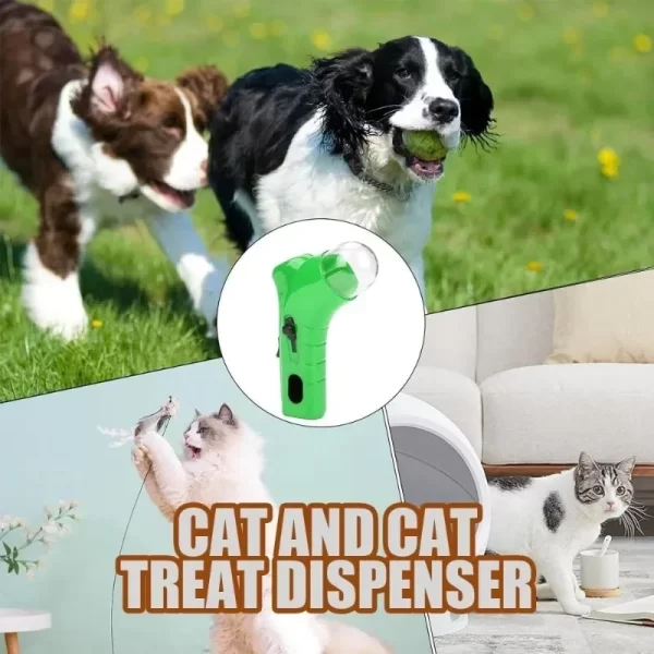 Dog and Cat Treat Launcher - Fun Training Feeder Toy with Food Dispenser Perfect for Exercise&Bonding During Walks Pet Supplies - Image 5