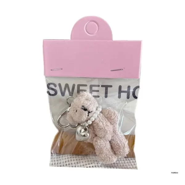 Creative Rabbit/Bear Keyring Bag Pendant Trendy Car Keychain Bag Accessory - Image 8