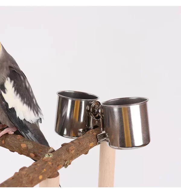 Budgies Cage Toy Stand Swing Parrots Feeding Cup Gym Toy Bridge Climbing Toy for Parakeets Cockatiel Dropshipping Bird Supplies - Image 10