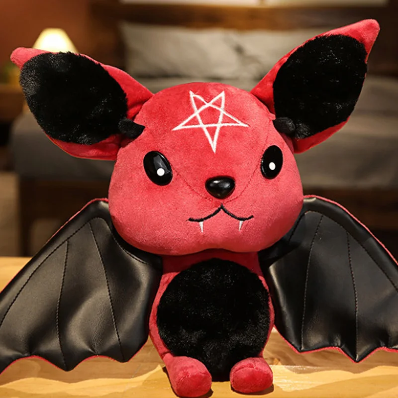 30cm Halloween Plushy Four-color Demon Bat Cartoon Soft Model For Boys and Girls Christmas Halloween Holiday Gifts - Image 3