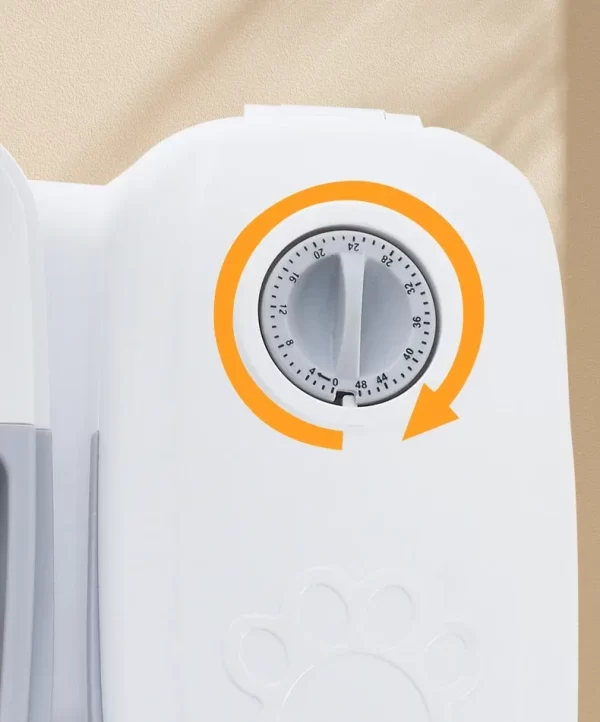 Pet Automatic Timing Feeder 700ML Large Capacity Dry Wet Food Container Electric Dog Double Dish Bowl For Cats Dogs Feeders Bowl - Image 12