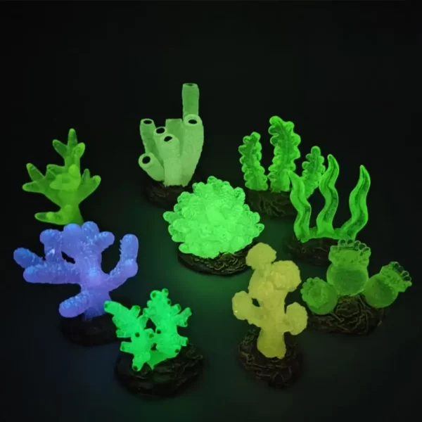 Undersea Artificial Fake Coral Water Plants Landscape Fish Tank Luminous Simulation Coral Aquarium Decoration Micro Ornaments - Image 18