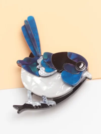 Cute Cartoon Animal Bird Acrylic Panel Brooch Unisex Fashion Accessory Pin Corsage