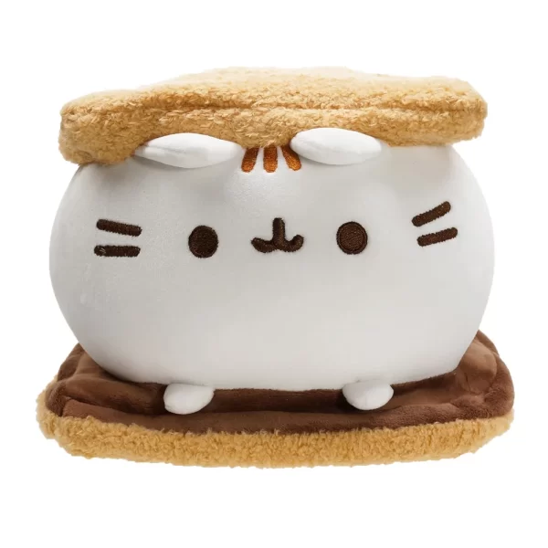 Kawaii Chocolate Cookie Fat Cat Plushies Soft Stuffed Animal Pillow Accompany Sleep Toy Home Decoration Toys Kids Birthday Gifts - Image 3