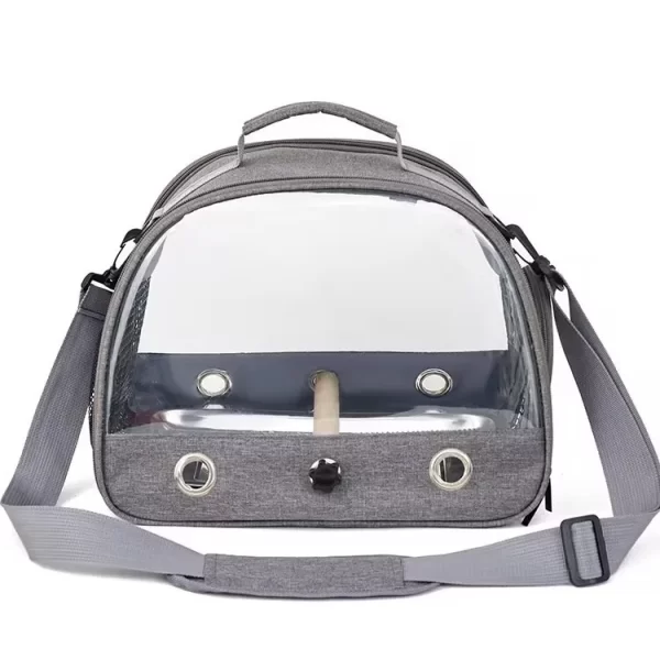 Bird Travel Carrier Portable Transport Bird Cage With Stainless Steel Tray Small Pet Multi-functional Parrot Bird Bag Outdoor - Image 11