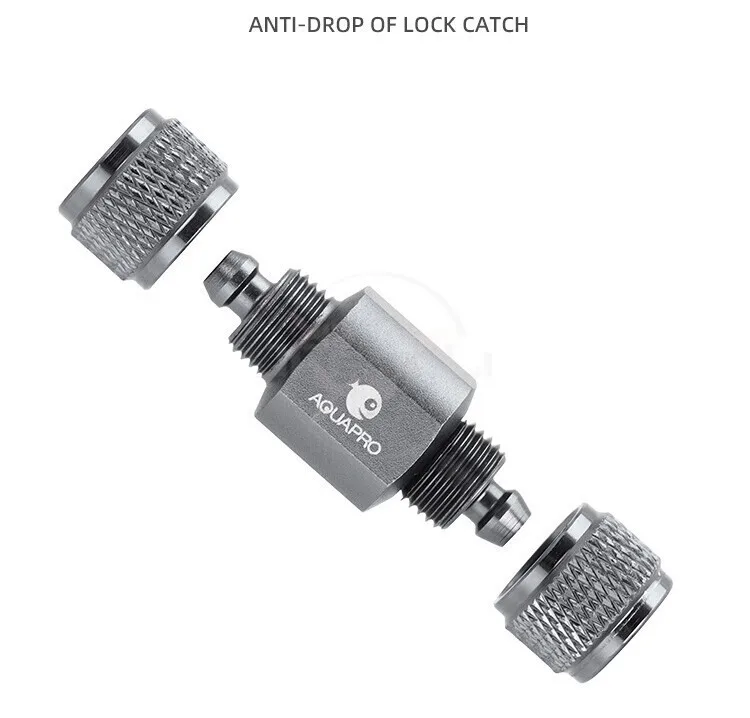 CO2 Aluminiumalloy Check Valve Aquarium Accessories Fish Tank Supplies Equipment Akvarium Checker Terrarium Fishbowl Cylinder - Image 10