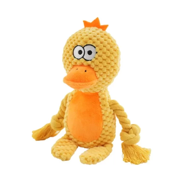 Cartoon Stuffed Toys for Dogs Fox Donkey Tug-Of-War Bite Resistant Puppy Accessories Velvet Teeth Cleaning Pet Interactive Toys - Image 11