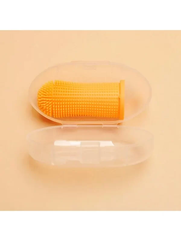 Pet Finger Toothbrush Cleaning Products for Cats and DogsOral Cleaning ToothbrushesSilicone Bristles - Image 5