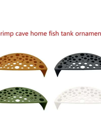 Aquariums Landscape Hallowed Cave Hideouts FishTank Decorations for Aquariums Terrarium Fish Shrimp Hideouts Simple Ornaments