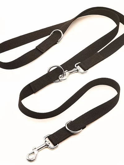 Dog Leashes Outdoor Dog Chain  Control Dog Lead Leash Adjustable Training Double Ended 2.5M Police Style Safety Pet Dogs Walking