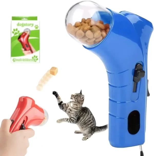 Dog and Cat Treat Launcher - Fun Training Feeder Toy with Food Dispenser Perfect for Exercise&Bonding During Walks Pet Supplies - Image 7