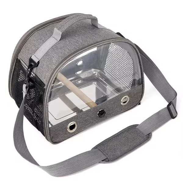 Bird Travel Carrier Portable Transport Bird Cage With Stainless Steel Tray Small Pet Multi-functional Parrot Bird Bag Outdoor - Image 12