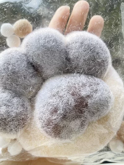 Squeeze Cat Paw Toys Cute Soft Abreact Relief Relax Toys Sticky Decompressing Pinching Cat Paw Stress Relief Squishy Toy Gift
