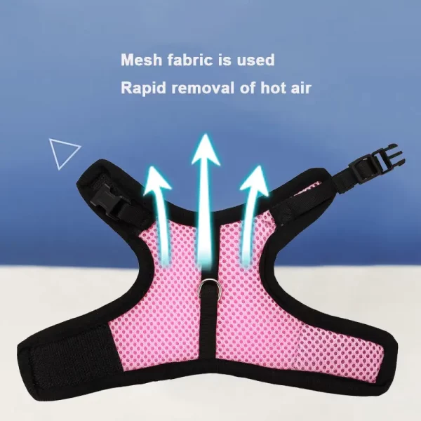 Rabbit Harness and Leash Set Bunny Pet Accessories Vest Harnesses Rabbit Leashes for Outdoor Walking Pets Supplies - Image 3