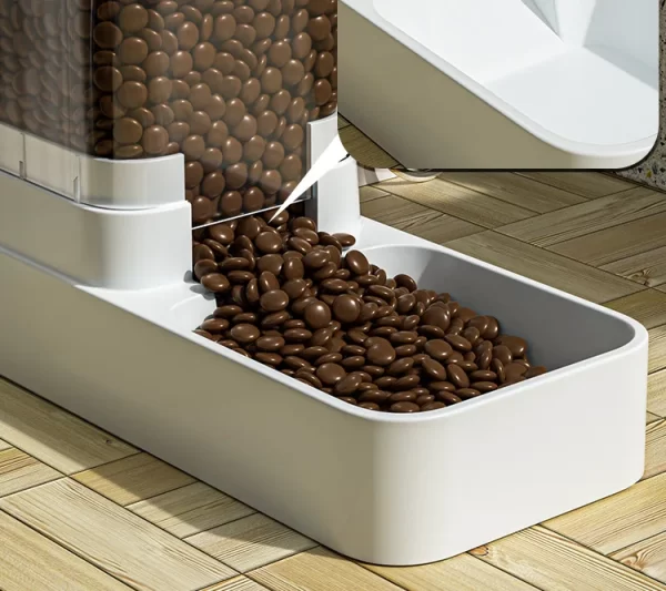 Pet Automatic Feeder Gravity Dispenser Food Storage Bucket Large Capacity Food Grade Materials Simple Cleaning for Cat Dog - Image 23