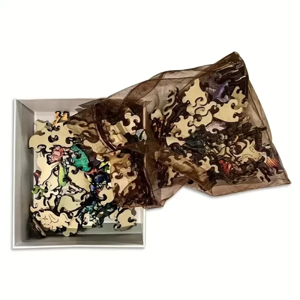 Bird Flock Wooden Jigsaw Puzzle Art, Unique Animal Shaped Pieces, DIY Leisure Game Fun Toy Gift Suitable Family Friends - Image 6
